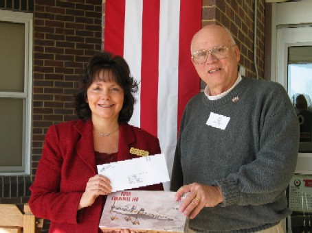 Chapter donates $453.77 to Tilton Home