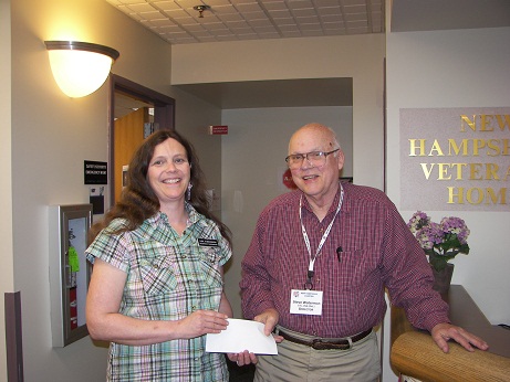 Chapter donates $725.00 to Tilton Home
